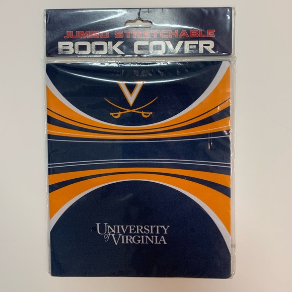 UVA Jumbo Stretchable Book Textbook Cover - Picture 1 of 5